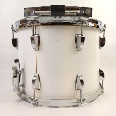 Ludwig Strider 10x14"White Cortex Snare Drum ++Aluminum Ring Parade/Marching P85 image 6
