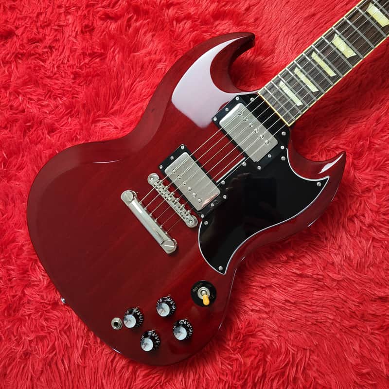2008 Tokai SG155 Premium Series SG Standard - Cherry Lacquer - 1 Piece Honduras Mahogany Body - Original Case - Made In Japan MIJ image 1
