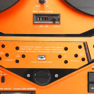 Akai GX-635D Reel-to-Reel Tape Deck - Custom Orange - Professionally Restored - 1 Year Warranty image 21