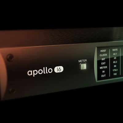 Universal Audio Apollo 16 QUAD Thunderbolt 2 Audio Interface 2010s - Black image 1