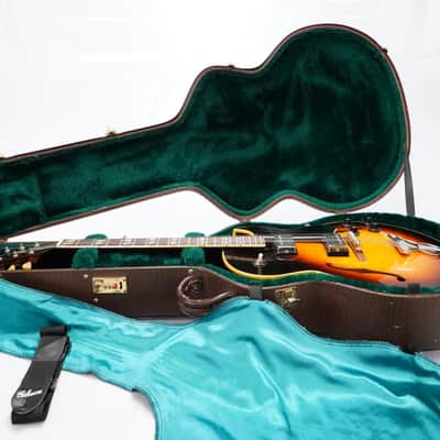 1968 Gibson ES-175 Sunburst Hollow Body Jazz Electric Guitar w/ Case #53302 image 4