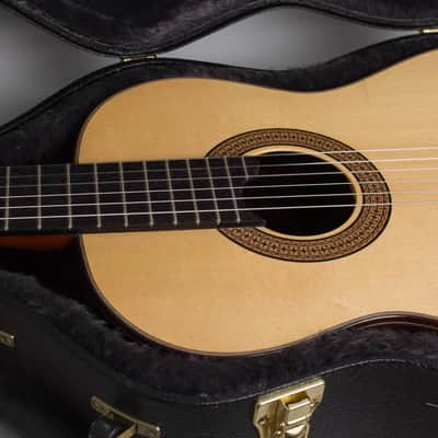 Jorge Menezes  Hermann Hauser Style Classical Guitar (2023), ser. #106, black tolex hard shell case. image 15