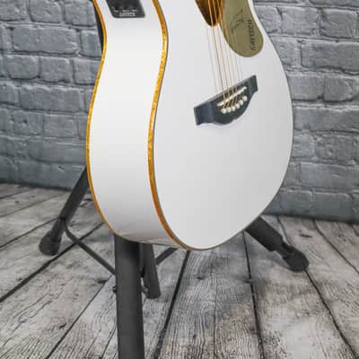 Gretsch G5021WPE Rancher Penguin Parlor Acoustic/Electric Guitar with Fishman Pickup System 2017 - White image 8