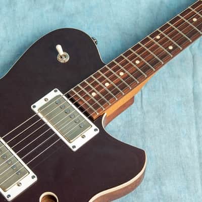 Reverend Charger Air HH Metallic Bordeaux 2026 Semi-Hollow Electric Guitar - No Bag/Case image 4