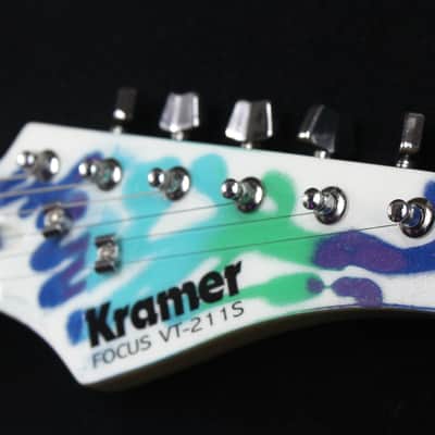 Custom Painted and Upgraded Kramer Focus VT-211S  With Matching Headstock image 7