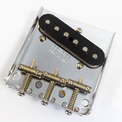 Genuine Fender '62 Reissue Custom Telecaster Tele Bridge & Pickup Assembly Set image 2