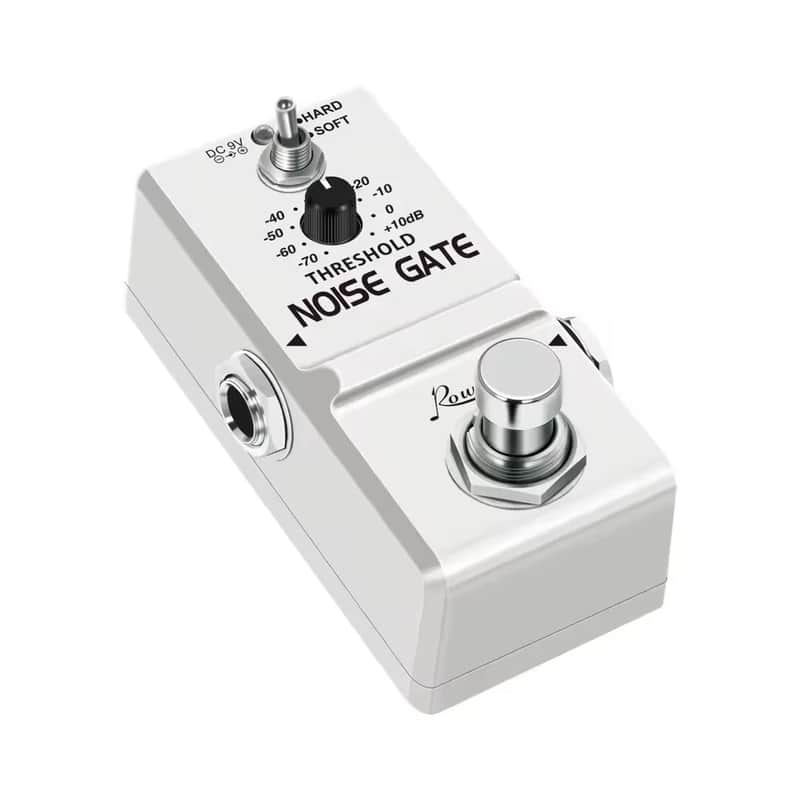 Rowin LN-319 Nano Size Noise Gate Electric Guitar Effect Pedal White image 1