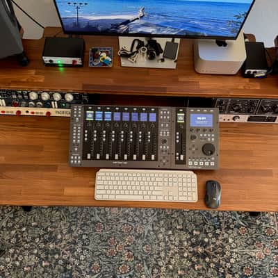 Wavebone Headquarter Studio Workstation Desk and Keyboard Tray 2026 - Walnut image 3