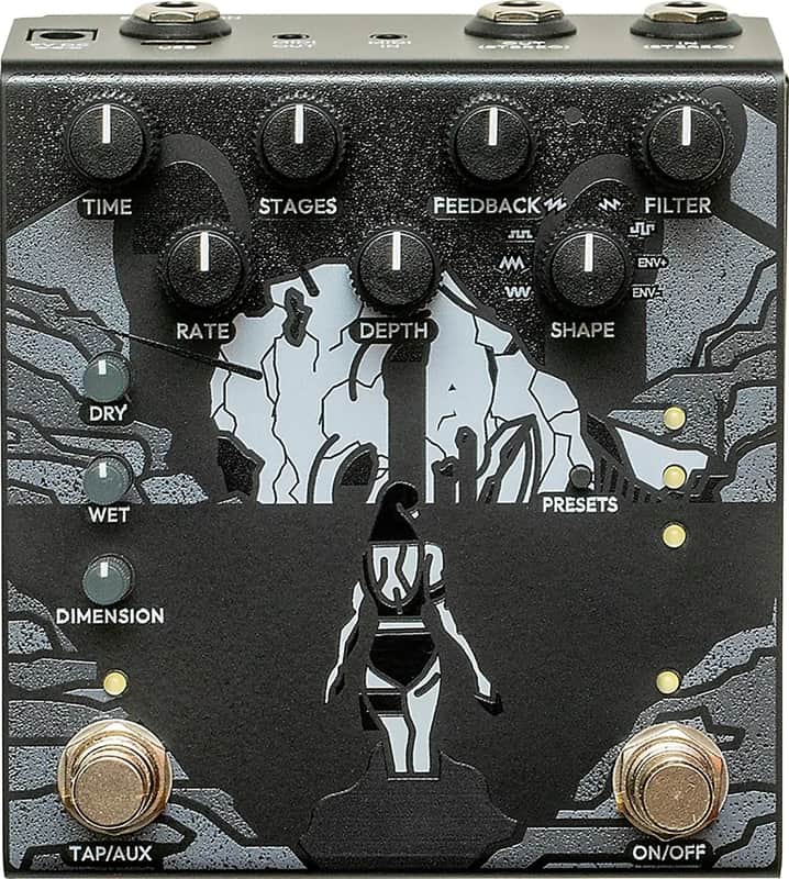 Old Blood Noise Endeavors Bathing Liminal Delay Effects Pedal, Ink image 1