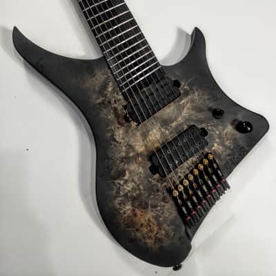 GOC Materia 3.ECO Headless Guitar 25.5 - 27" 8 String Black image 1