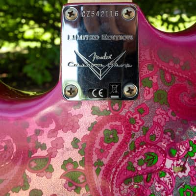 2018 Fender Custom Shop Limited Edition '68 Pink Paisley Relic Strat, Built By C.W. Fleming image 11