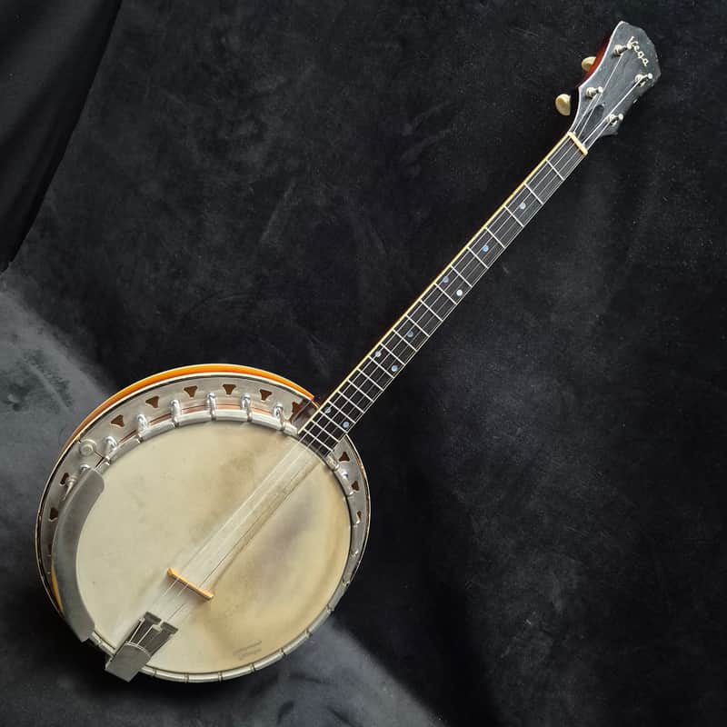 1962 Vega Wonder 4 String Banjo w/ Original Lifton Hard Shell Case image 1