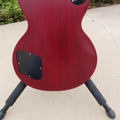 Gibson Les Paul Melody Maker 2014 Faded Cherry w/DiMarzio DP209BK, ResoMax Bridge & Orig Softcase image 9