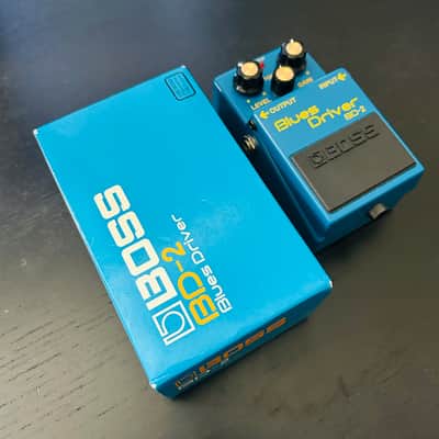 BOSS BD-2 Blues Driver 2003 with Box - Silver Label Original Circuit image 1