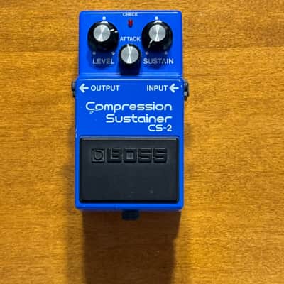 Boss CS-2 Compression Sustainer (Black Label) 1981 - 1989 - Blue image 1