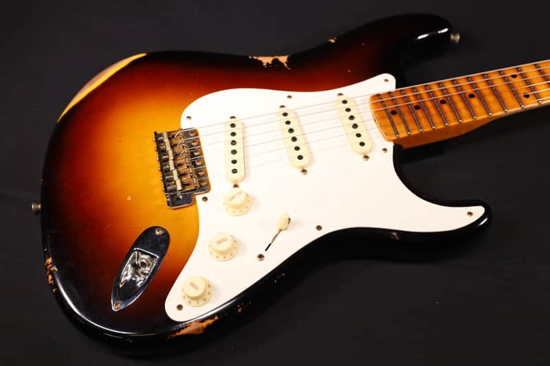 MINT Fender Custom Shop LTD 57 Stratocaster Relic Wide Fade 3-Tone Sunburst 229 image 1