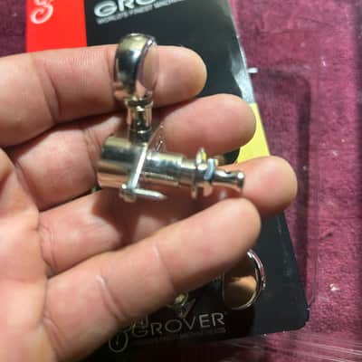 Grover Rotomatics 102 Series Standard Tuning Machines Chrome 2020s - Chrome image 5