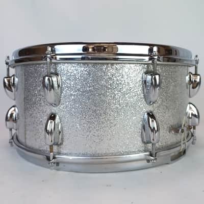 Slingerland #20B 7x15" Concert Radio King Snare Drum Silver Sparkle 10/10/58 3Pt image 4