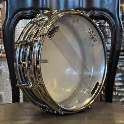 VINTAGE 1960's Sonor 5x14 D444 All Metal Teardrop 8-Lug Snare Drum - Brass image 5
