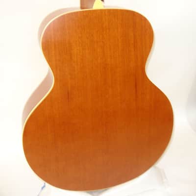 Dean EAB Acoustic Electric Bass Guitar, Satin Natural w/ Bag image 12