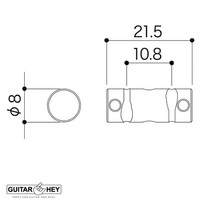 NEW Gotoh In-Tune BS Compensated Saddles For Tele, BRASS Set of 3 GENUINE Japan image 2