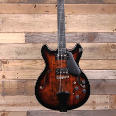 Ibanez Artstar ASH300 Semi-Hollow Guitar Tobacco Brown Hardshell image 4