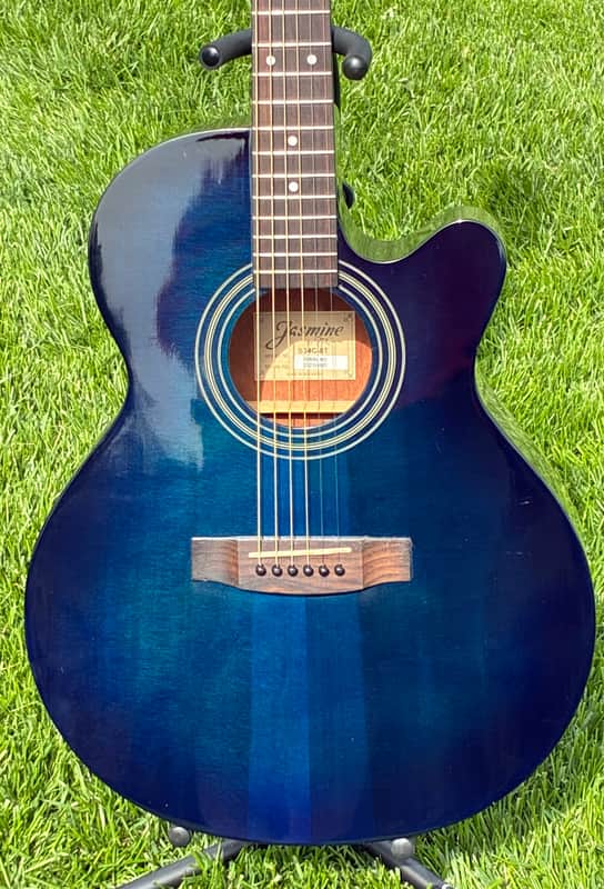 Jasmine by Takamine S34C-8T 2000’s - Blue image 1