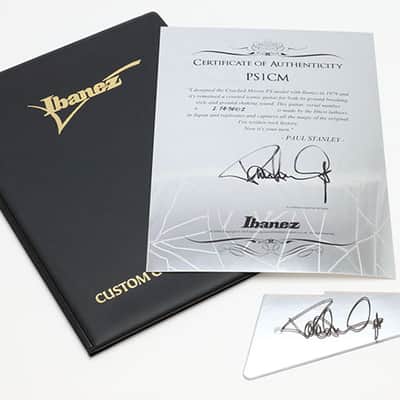 Ibanez PS1CM Paul Stanley Iceman Acrylic Cracked Mirror PS-1 CM NEW with Hardshell Case PS 1 PS1- IN STOCK image 7