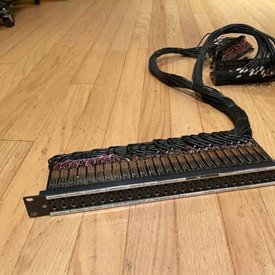 Switchcraft 48 point TRS patchbay x2 with Christmas Trees TRS 1980s - Black image 9