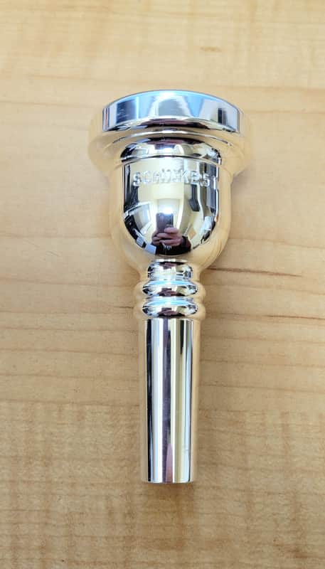 Schilke 51 Standard Series Large Shank Trombone Mouthpiece - Silver Plated image 1