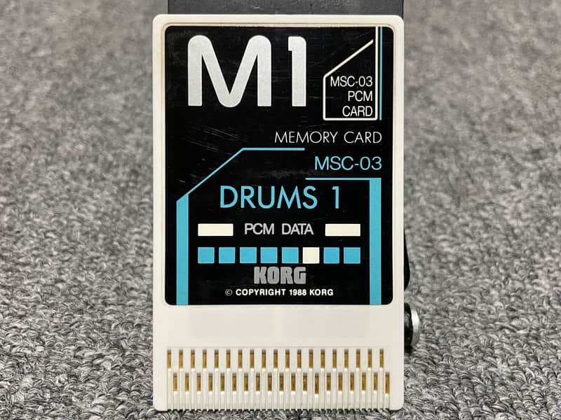 Korg MSC-03 DRUMS1 for M1 PCM Card image 1