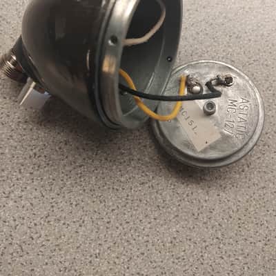 Shure Vintage Harmonica microphone  Green Bullet/ Astatic MC-151/ 127 element Green Bullet - Dark Gray Hammerlack image 6