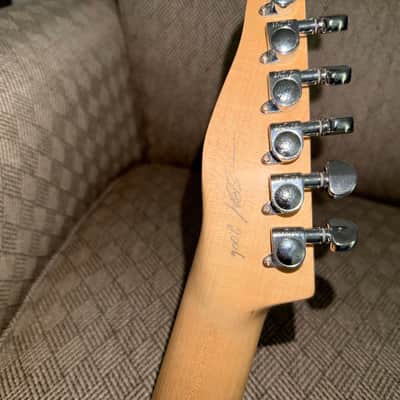 Custom-made Lap Steel Slide Guitar Neck-through 1960s w/57-64 Kluson Machines Walnut image 15