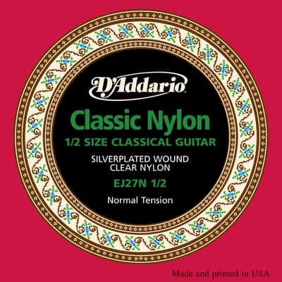 D'Addario EJ27N 1/2 Student Nylon Fractional Classical Guitar Strings Normal Tension image 2
