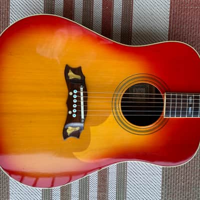 New Update - Rare Kiso Suzuki W-65HA "Dove" 1975 Cherry Sunburst image 2
