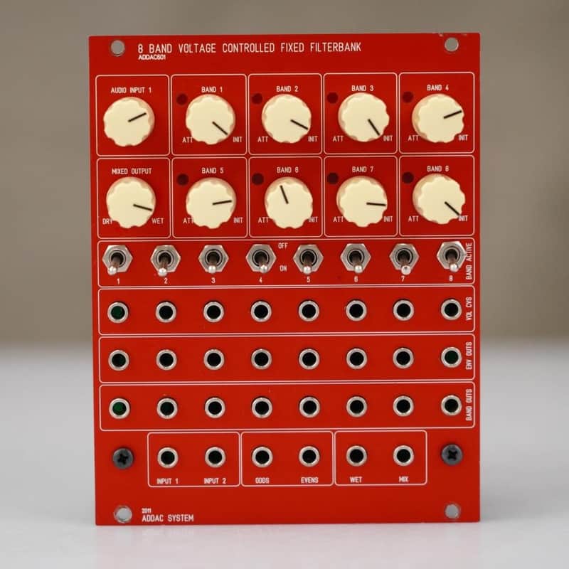 ADDAC System ADDAC601 8 Band VC Fixed Filterbank Eurorack Module #58399 image 1