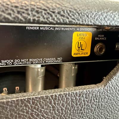 1982 Fender Champ II – Rivera Era – 18W 6V6 – 12" Eminence Red White & Blues image 7