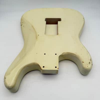 MJT Stratocaster Body Alder Relic Nitro Vintage White Light mjt6646 image 7