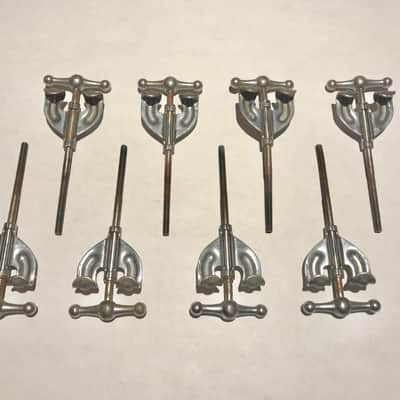 1920's - 1930's - Bass Drum Tension Rods with Claws (Set of 8) image 2