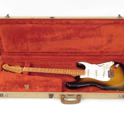 1982 /83 Fender Stratocaster 57 Reissue Fullerton Cesar Diaz Signed - Sunburst - USA AVRI image 21