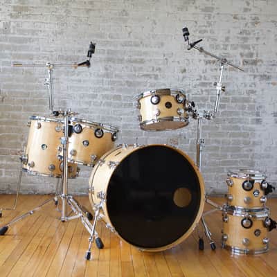 DW Drum Workshop Pre-Collectors Drum Set Late 90s - Maple gloss lacquer image 10