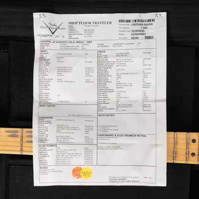 Fender Custom Shop Jimi Hendrix Voodoo Child Stratocaster - Olympic White image 10