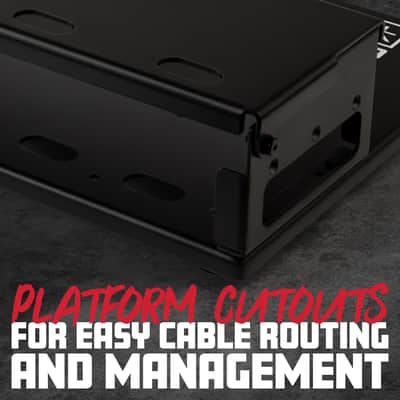 Gator Vertex by Gator Tour Compact Series 23" x 13" Pedalboard w/ Padded Gig Bag, (GV-TC2313-GB) image 4