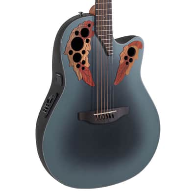 Ovation Celebrity Elite CE44-RBB A/E Guitar - Reverse Blue Burst image 1