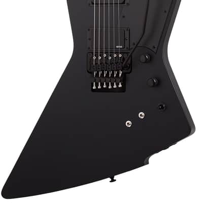 SCHECTER EX V 24 CTM FRT Black Turquoise (S/N:110615) (07/26) | Reverb