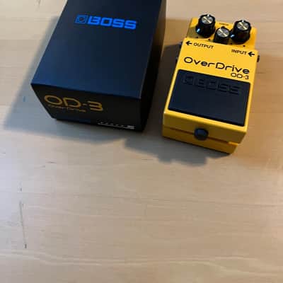 Boss OD-3 OverDrive (Silver Label) 1997 - Present - Yellow image 1