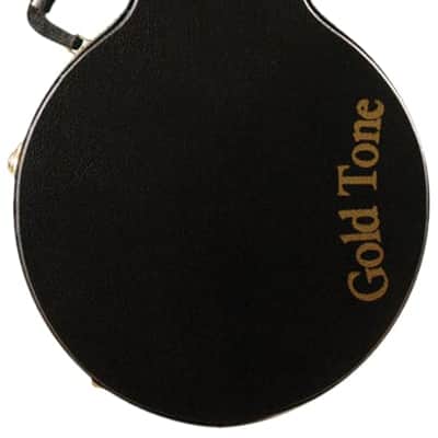 Gold Tone OB-2AT/L Mastertone Mahogany Neck Archtop Bowtie Banjo with Hard Case for Left Handed Players image 12
