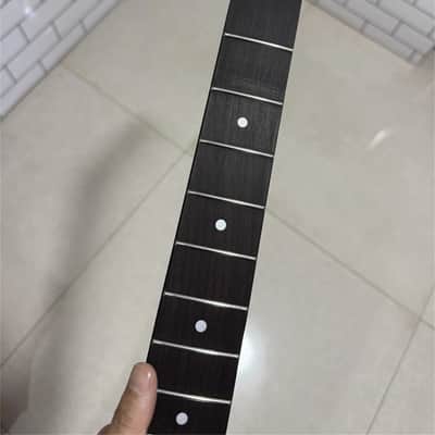 Stainless 22frets Banana head  Roasted Maple guitar neck Rosewood fingerboard Tuning Holes: 10 mm image 7