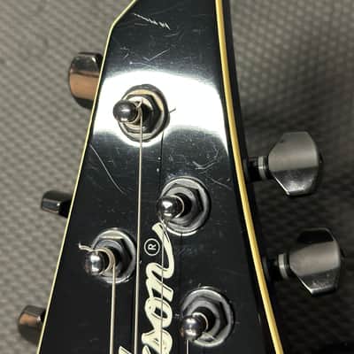 Jackson SLSMG Super Lightweight Soloist ('06-'11) - Eerie Dress Swirl #041708 with Hard Case image 18