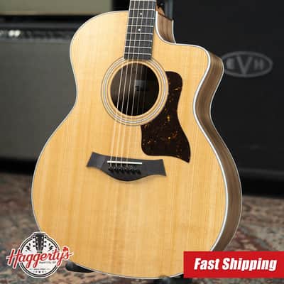 Taylor 214ce Grand Auditorium Acoustic/Electric Guitar with Gig Bag image 1